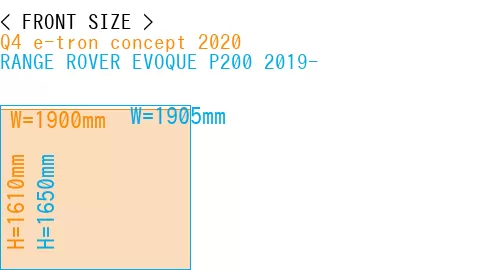 #Q4 e-tron concept 2020 + RANGE ROVER EVOQUE P200 2019-